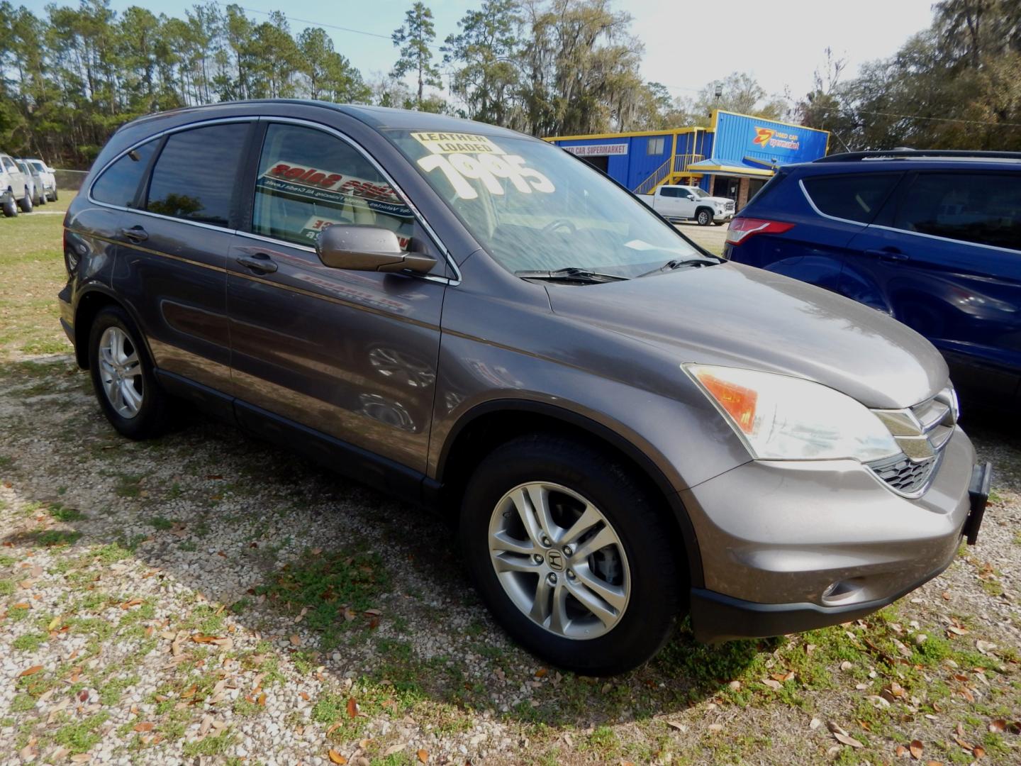 2011 Honda CR-V EX-L (5J6RE3H71BL) with an 2.4L engine, Automatic transmission, located at 3120 W Tennessee St, Tallahassee, FL, 32304-1002, (850) 575-6702, 30.458841, -84.349648 - Used Car Supermarket is proud to present you with this loaded immaculate 2011 Honda CRV EX-L with leather and sunroof. Used Car Supermarket prides itself in offering you the finest pre-owned vehicle in Tallahassee. Used Car Supermarket has been locally family owned and operated for over 48 years. Ou - Photo#1